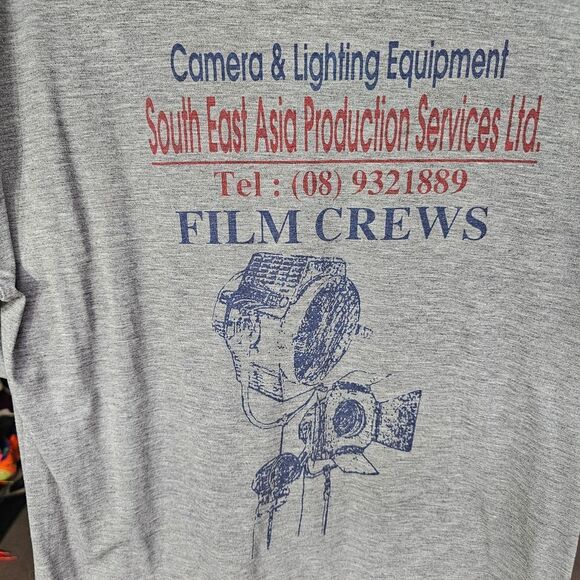 Tshirt Center Gray Graphic Tee Film Crew South East Production  226 - Picture 1 of 5